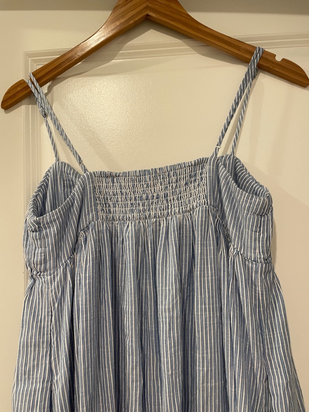 J. Crew Light Blue Striped Midi Sundress - Picture 7 of 7